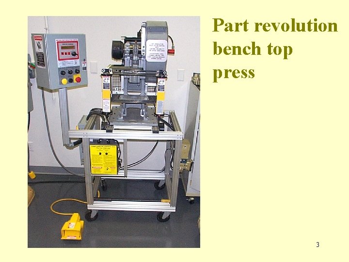 Part revolution bench top press 3 