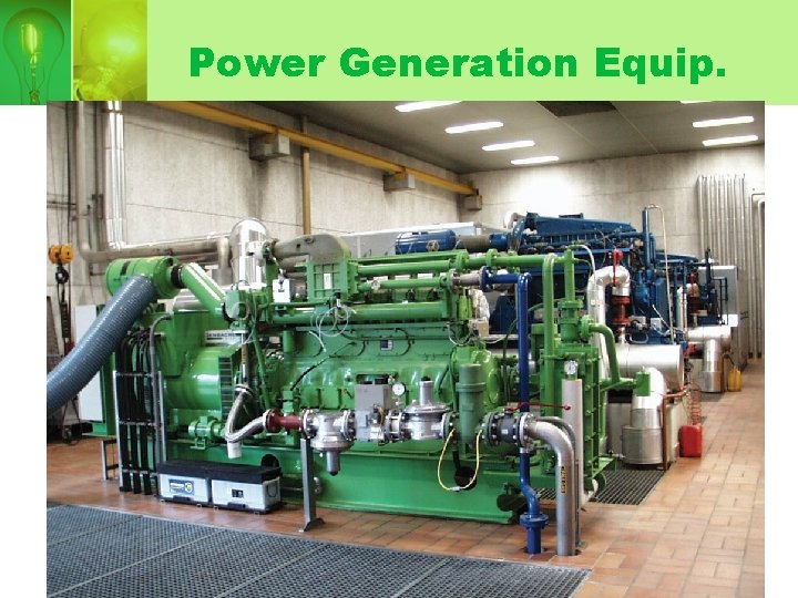 Power Generation Equip. Power Generation Equip.