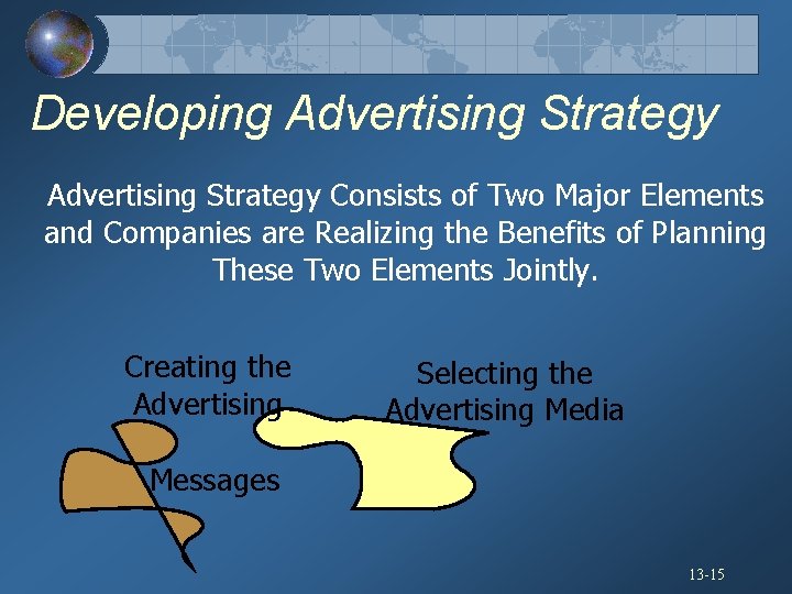 Developing Advertising Strategy Consists of Two Major Elements and Companies are Realizing the Benefits
