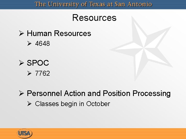 Resources Ø Human Resources Ø 4648 Ø SPOC Ø 7762 Ø Personnel Action and