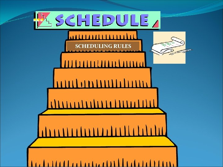 SCHEDULING RULES 