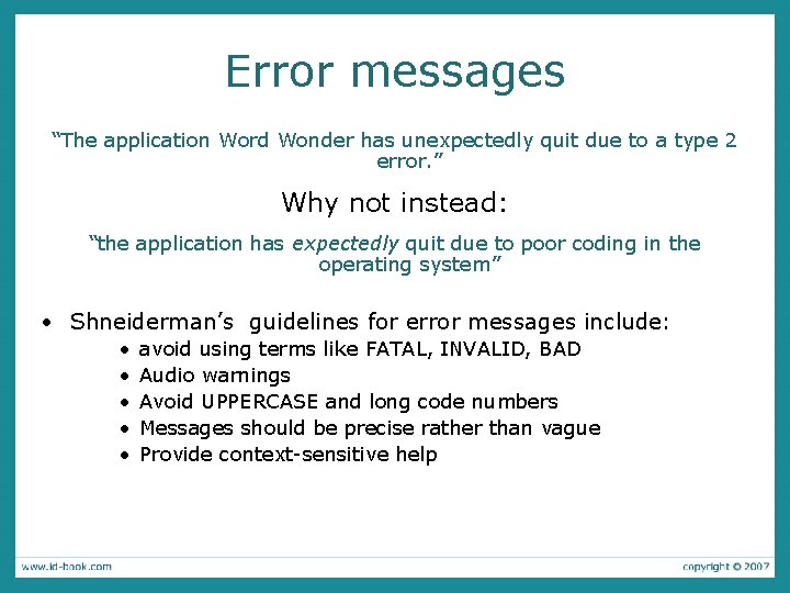 Error messages “The application Word Wonder has unexpectedly quit due to a type 2