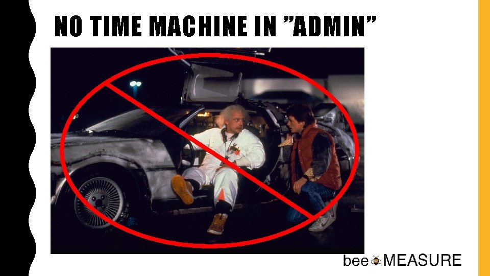 NO TIME MACHINE IN ”ADMIN” 