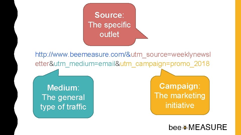 Source: The specific outlet http: //www. beemeasure. com/&utm_source=weeklynewsl etter&utm_medium=email&utm_campaign=promo_2018 Medium: The general type of