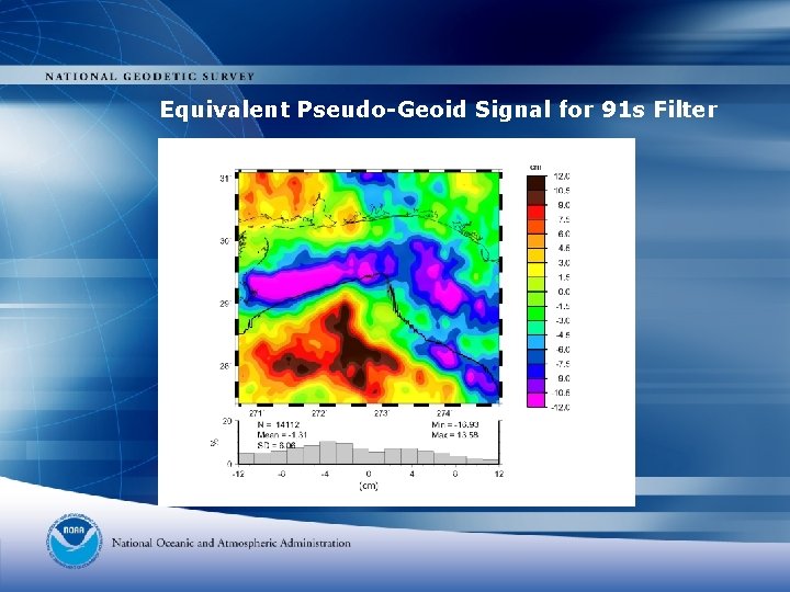 Equivalent Pseudo-Geoid Signal for 91 s Filter 