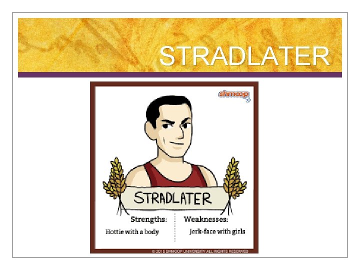 STRADLATER 