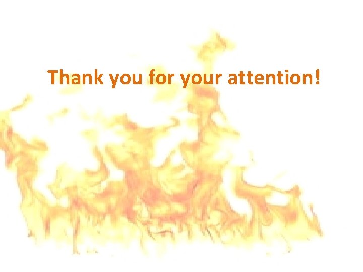 Thank you for your attention! 