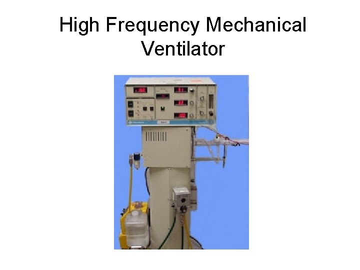 High Frequency Mechanical Ventilator 