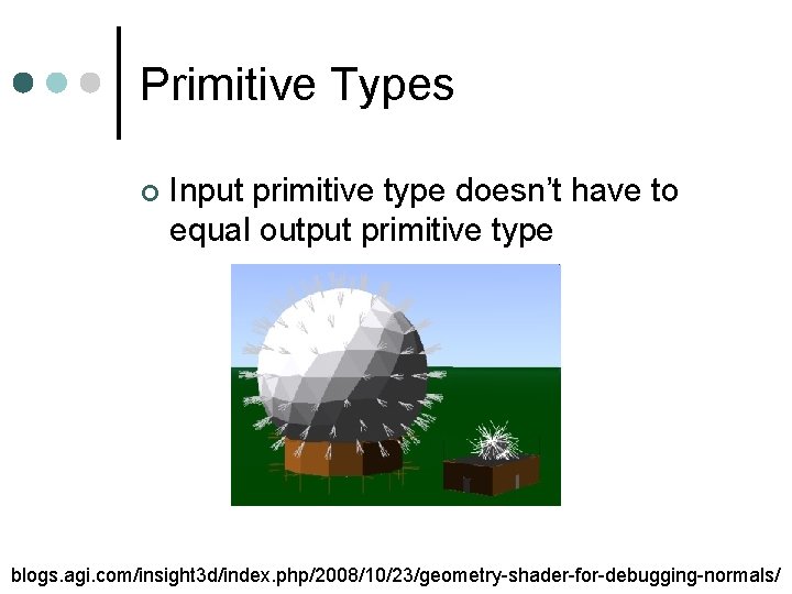 Primitive Types ¢ Input primitive type doesn’t have to equal output primitive type blogs. Primitive Types ¢ Input primitive type doesn’t have to equal output primitive type blogs.