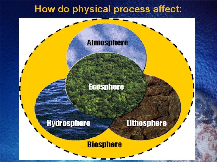 How do physical process affect: 