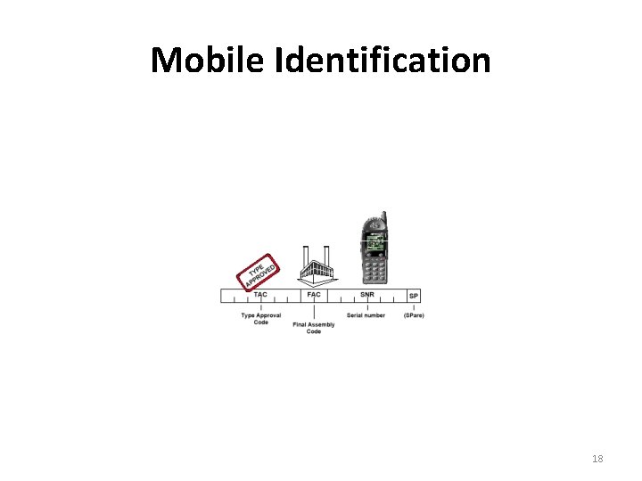 Mobile Identification 18 