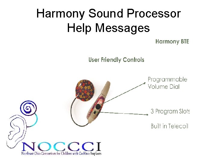 Harmony Sound Processor Help Messages 