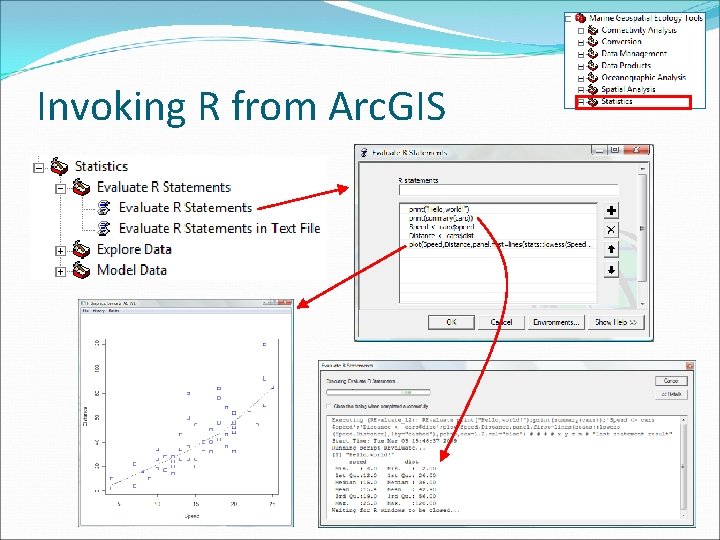 Invoking R from Arc. GIS 