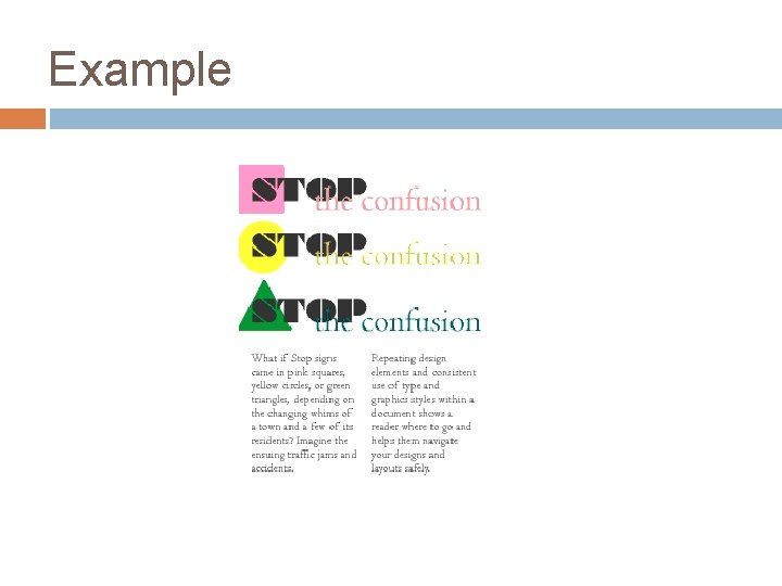 Example Example