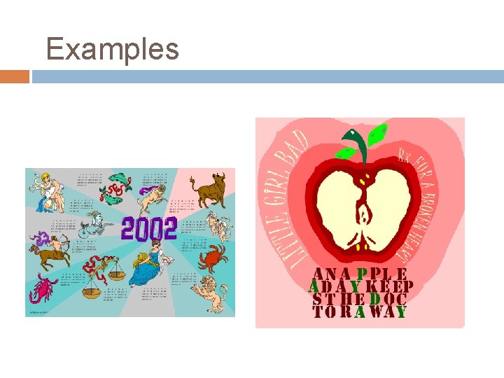 Examples Examples