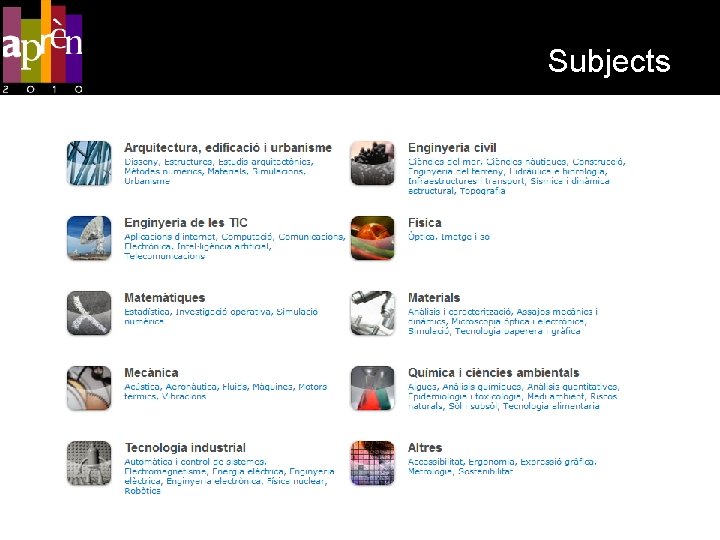 Subjects 