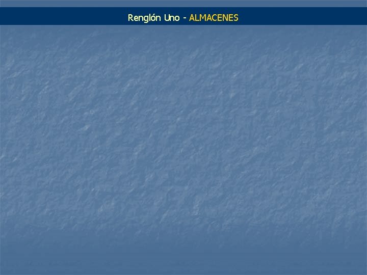 Renglón Uno - ALMACENES 