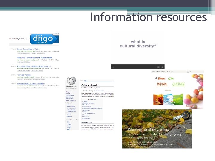 Information resources 