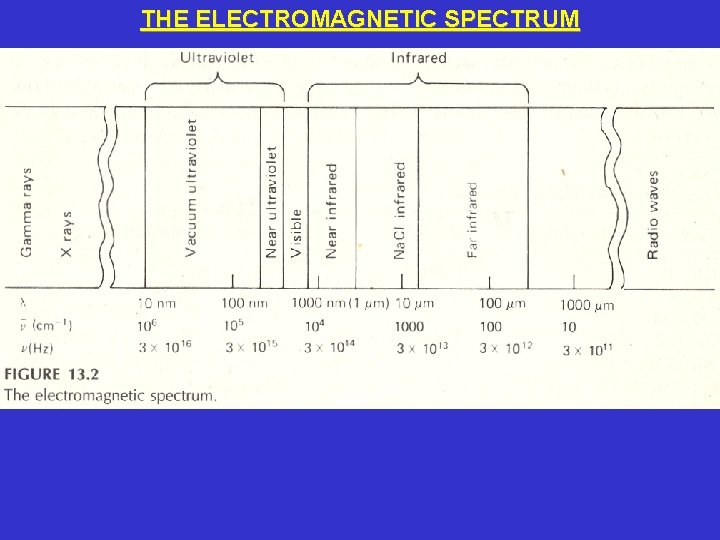 THE ELECTROMAGNETIC SPECTRUM 