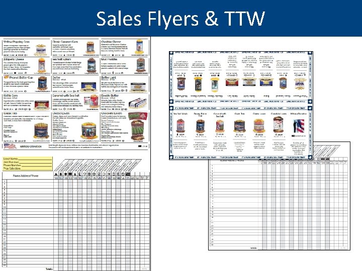 Sales Flyers & TTW 