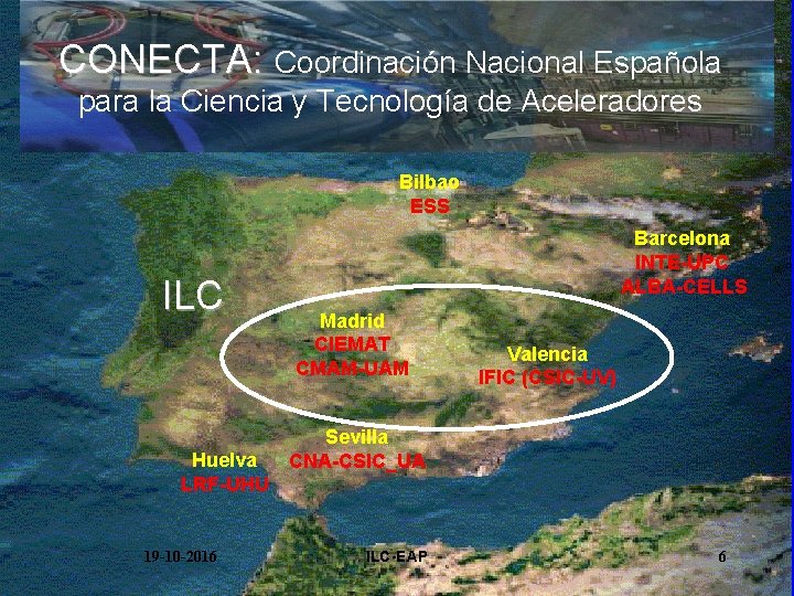 CONECTA: Coordinación Nacional Española para la Ciencia y Tecnología de Aceleradores Bilbao ESS ILC