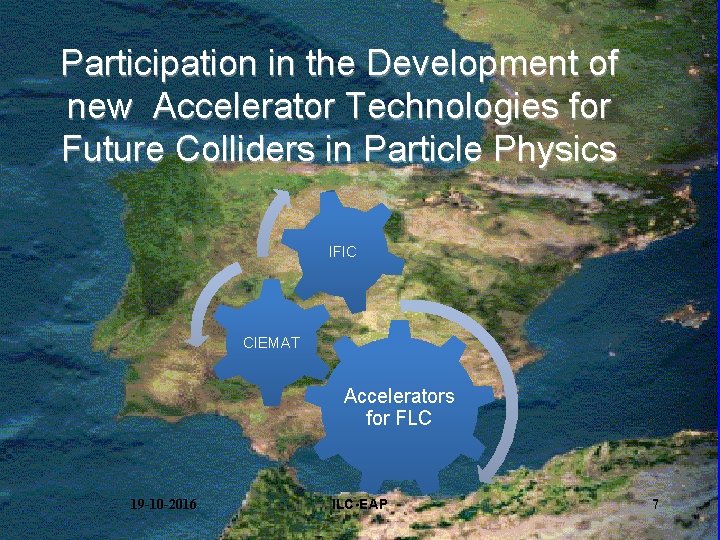 Participation in the Development of new Accelerator Technologies for Future Colliders in Particle Physics