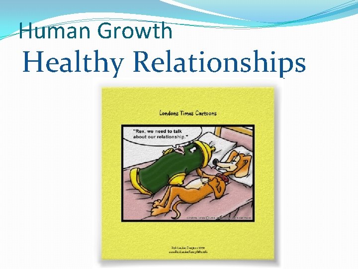 Human Growth Healthy Relationships 