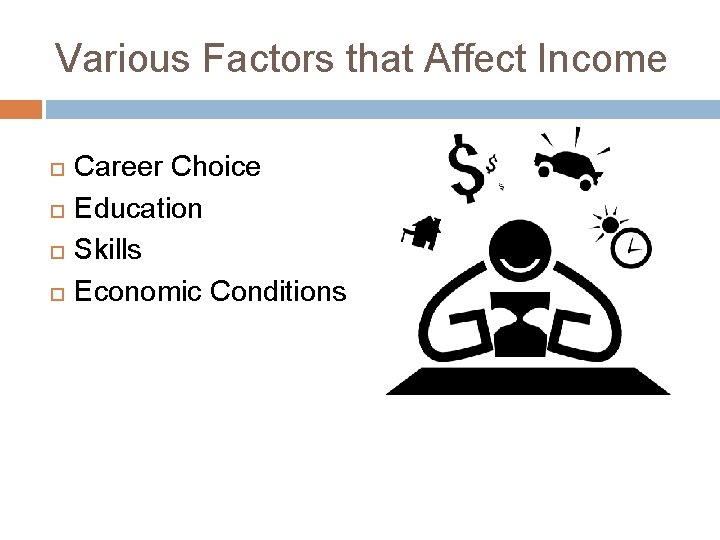 Various Factors that Affect Income Career Choice Education Skills Economic Conditions 