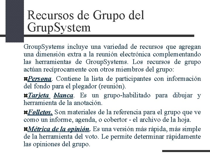 Recursos de Grupo del Grup. System Group. Systems incluye una variedad de recursos que Recursos de Grupo del Grup. System Group. Systems incluye una variedad de recursos que