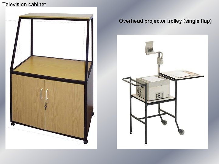 Television cabinet Overhead projector trolley (single flap) Television cabinet Overhead projector trolley (single flap)