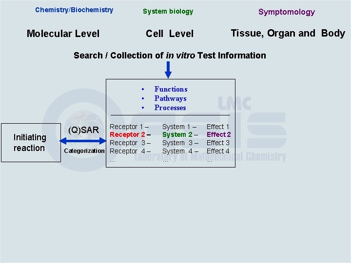 Chemistry/Biochemistry System biology Symptomology Cell Level Tissue, Organ and Body Molecular Level Search /