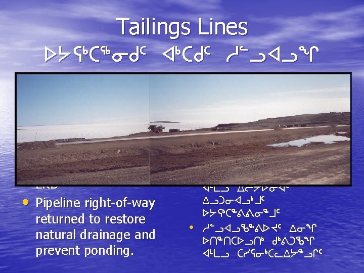Tailings Lines s/C 4 b 6 if 5 x 4 bf 5 h 9
