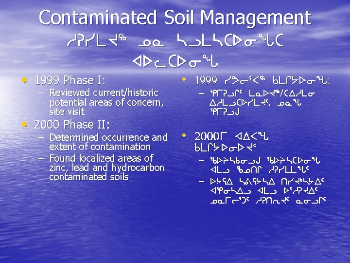 Contaminated Soil Management h. Dym. J 6 k. N nlmnbsizb xs. Mbsiz • 1999