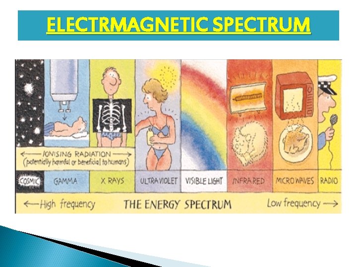ELECTRMAGNETIC SPECTRUM An ELECTRMAGNETIC SPECTRUM An