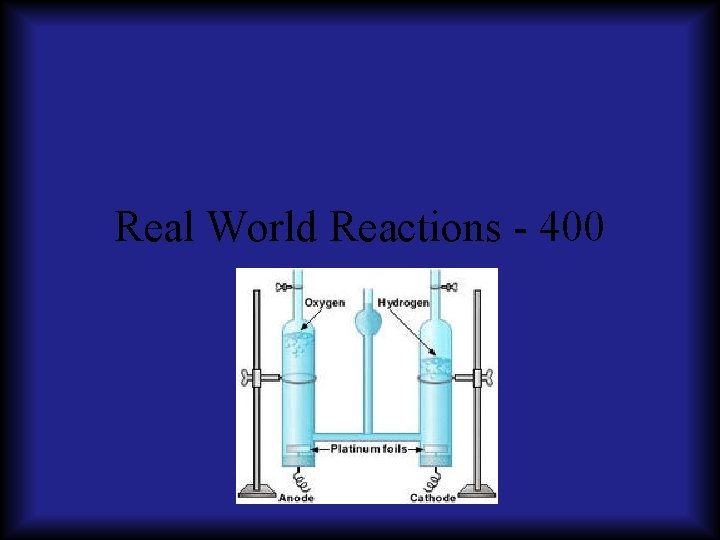 Real World Reactions - 400 