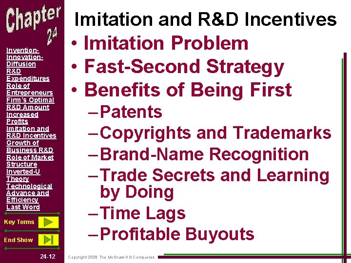 Invention. Innovation. Diffusion R&D Expenditures Role of Entrepreneurs Firm’s Optimal R&D Amount Increased Profits