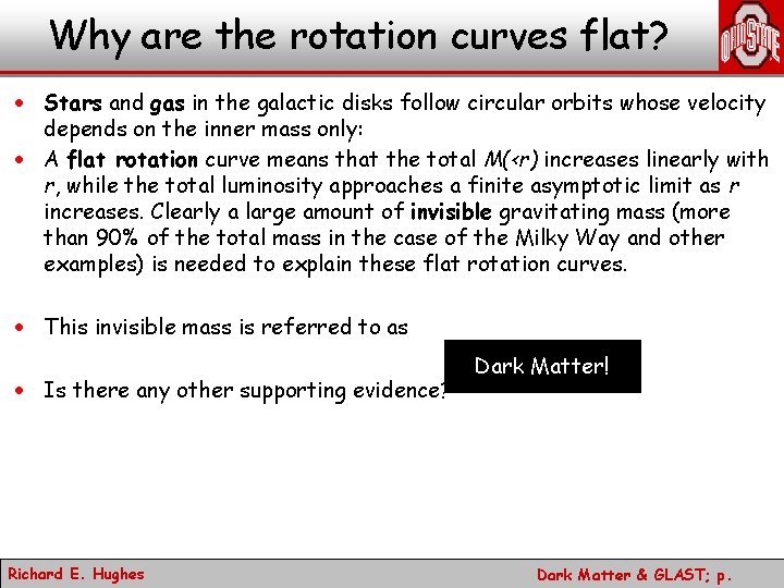 Why are the rotation curves flat? · Stars and gas in the galactic disks