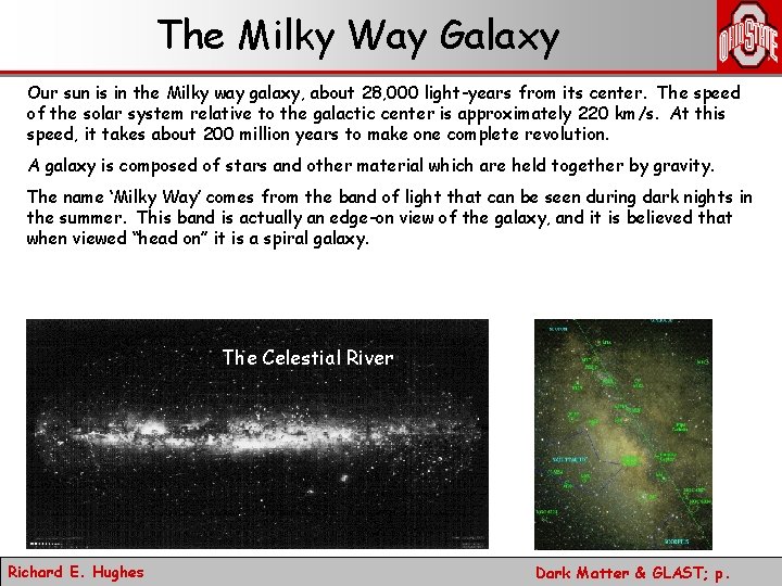 The Milky Way Galaxy Our sun is in the Milky way galaxy, about 28,