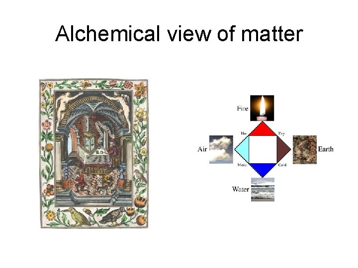 Alchemical view of matter 