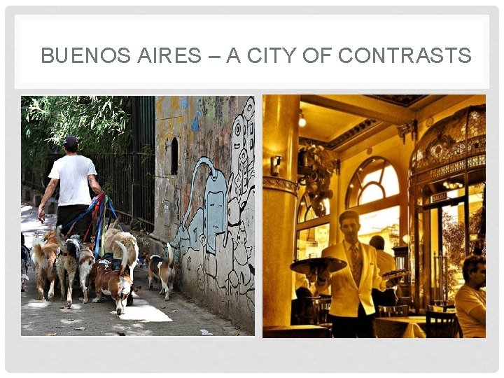 BUENOS AIRES – A CITY OF CONTRASTS 