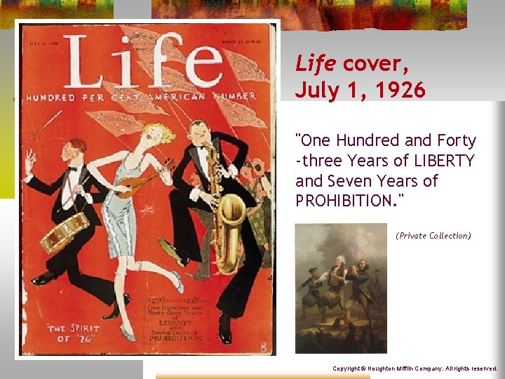 Life cover, July 1, 1926 "One Hundred and Forty -three Years of LIBERTY and