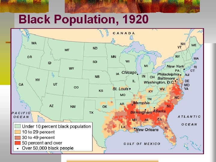 Black Population, 1920 