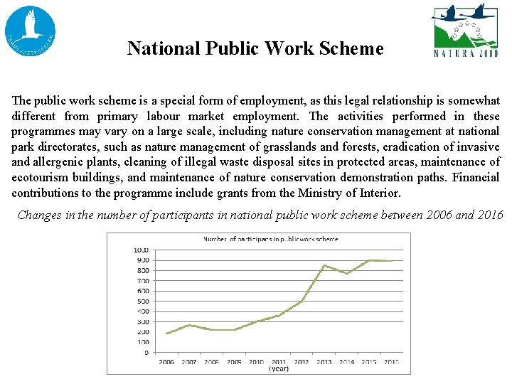 National Public Work Scheme The public work scheme is a special form of employment,