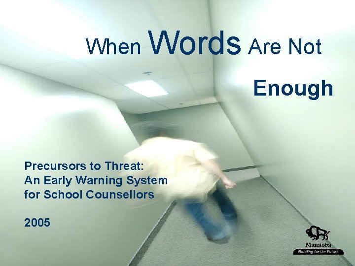 When Words Are Not Enough Precursors to Threat: An Early Warning System for School