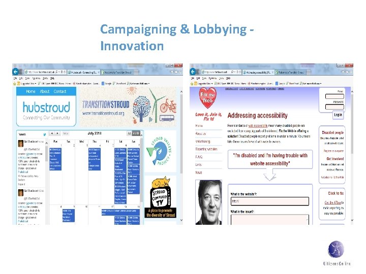 Campaigning & Lobbying Innovation 