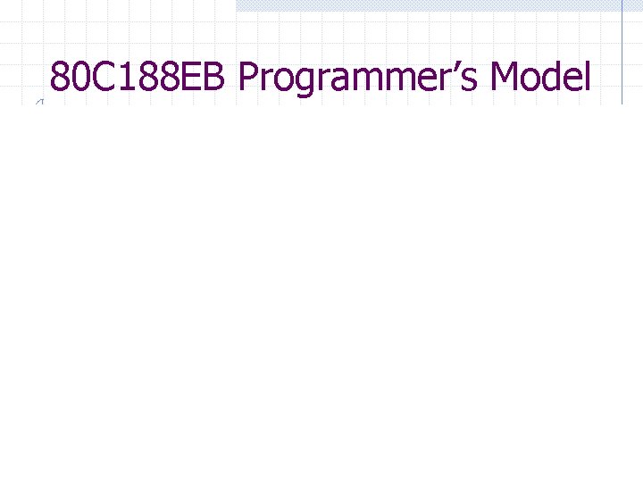 80 C 188 EB Programmer’s Model 