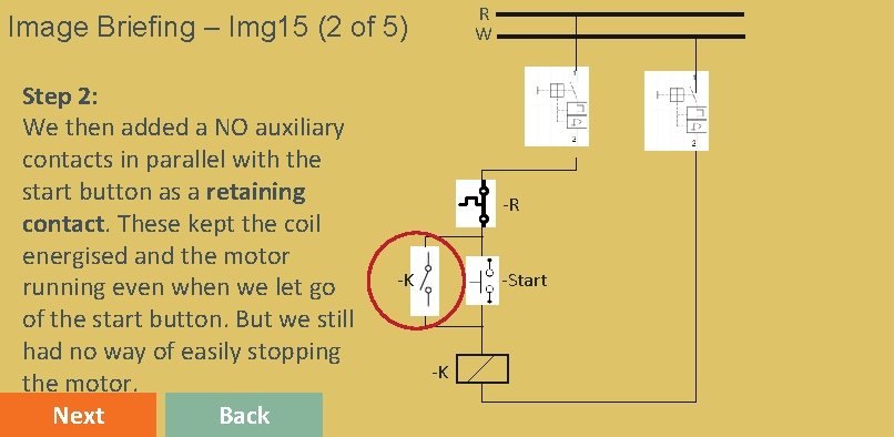 R W Image Briefing – Img 15 (2 of 5) Step 2: We then