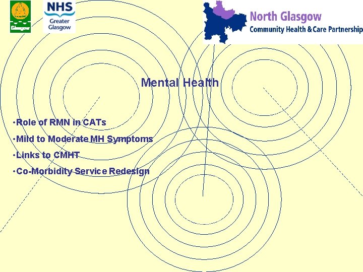Mental Health • Role of RMN in CATs • Mild to Moderate MH Symptoms