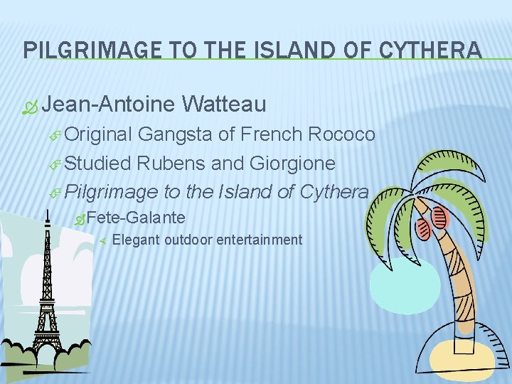 PILGRIMAGE TO THE ISLAND OF CYTHERA Jean-Antoine Watteau Original Gangsta of French Rococo Studied