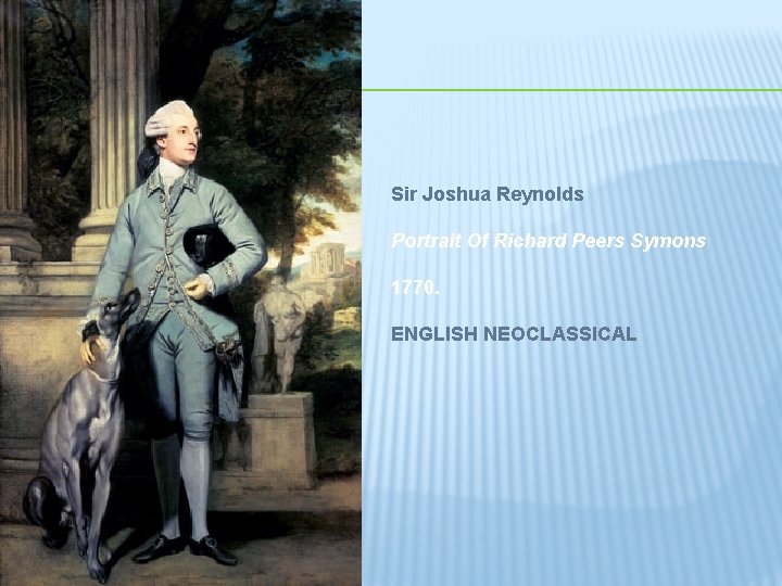 Sir Joshua Reynolds Portrait Of Richard Peers Symons 1770. ENGLISH NEOCLASSICAL 